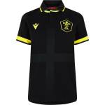 Macron Women's Wales Replica Rugby Shirt - Black/Yellow