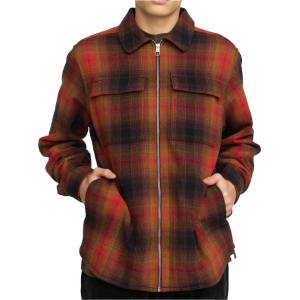 Revolution Мъжка риза с копчета Revolution Overshirt with Zipper Shirt - Red - размер XXL (033-2974-0115)