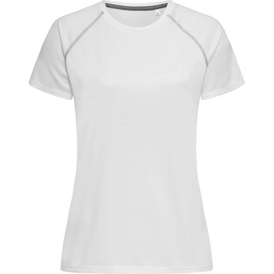 Stedman mesh team raglan st8130 / Дамска спортна риза с реглан - бяла l (st8130whil)