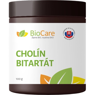 BioCare Cholín Bitartrát 2x 100 g