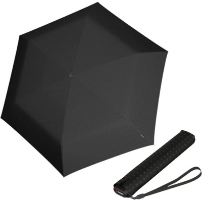 Knirps US.050 ultra light slim manual Mat Cross lehký dámský skládací plochý deštník