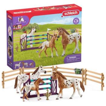 Schleich Комплект фигурки Schleich, Horse Club, Турнирна тренировка, Лиза (42433) (SLH42433)