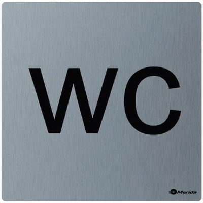 Merida STELLA - nerezový piktogram WC, matný