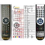 GENERAL OPENSAT 4000HDPVR - съвместимо дистанционно управление на марката General (4000HDPVR) Дистанционно