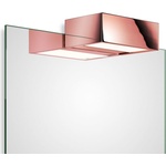 DECOR WALTHER Лампа над огледалото Box Clip On LED 2700K 15 см розово злато (0420116)