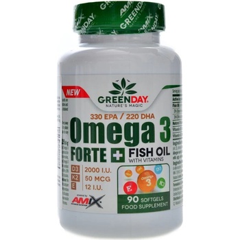 Greenday Omega 3 FORTE+ 90 kapslí