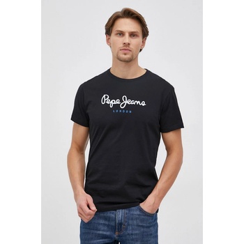 Pepe Jeans Памучна тениска Pepe Jeans Eggo N в тъмносиньо PMB10397 (PM508208.999)