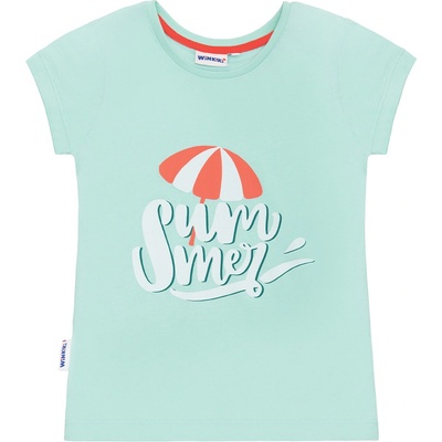 Winkiki dievčenské tričko Zelinkavá