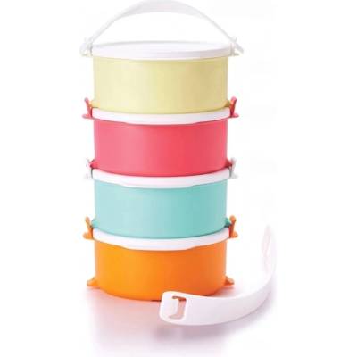 Tupperware Click To Go jedlonosič s rúčkou 4 × 550 ml