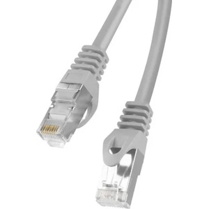 Lanberg Пач кабел Lanberg PCF6-10CC-0025-S, F/UTP, cat. 6, 0.25м, сив (PCF6-10CC-0025-S)