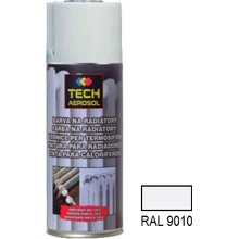 TECH na radiátory do 120°C RAL9010 400 ml