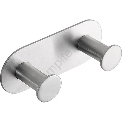 Bemeta Закачалка 11, 5x4, 5 см неръждаема стомана/сребриста (BD0026)