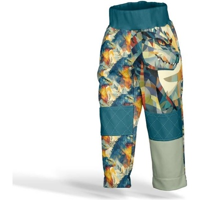 Takoy Panel se střihem 110 softshell kalhoty geometrická godzilla
