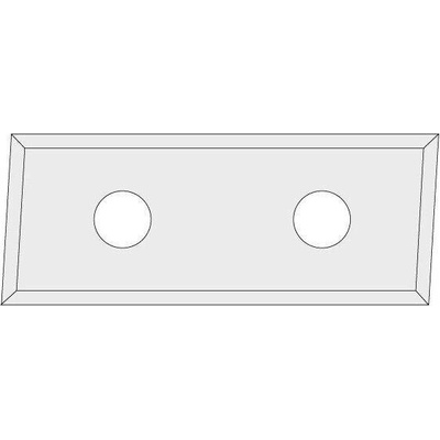 IGM N017 Žiletka tvrdokovová Z4 zkosená 3° - 28,3x12x1,5 LH LaminoMDF