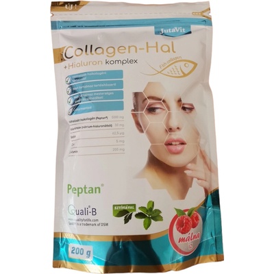 JutaVit Collagen 10 g + Hyalurón komplex Malina 200 g