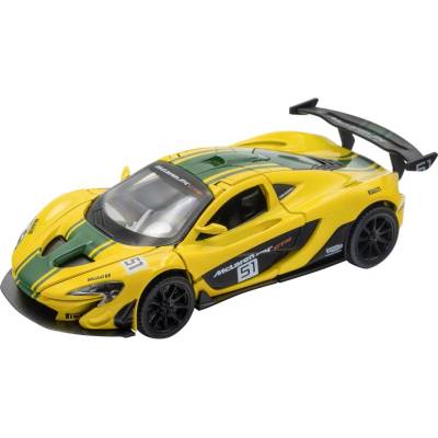 Re-El Toys Метален автомобил Re-El Toys - McLaren P1, #51 Racing, 2013, 1: 43, жълт (0831 Y)