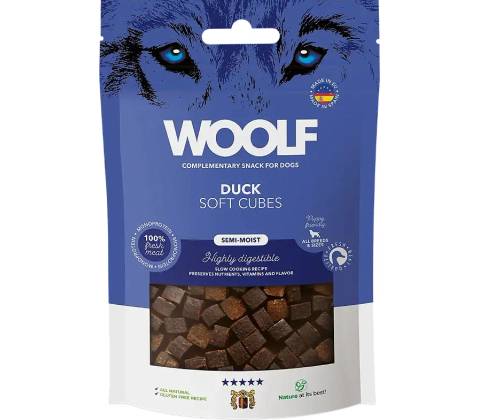 Woolf Soft Cubes Duck 100 g