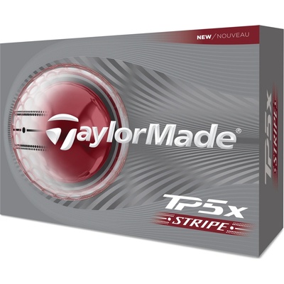 TaylorMade TP5x Stripe bílé 12 ks