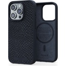 Púzdro Njord Salmon Leather Magsafe iPhone 15 Pro čierne
