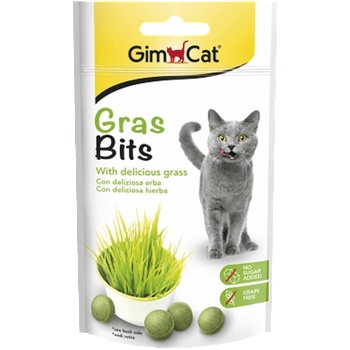 Gimborn GimCat GrasBits Котешка трева на таблетки за космени топки - 50гр