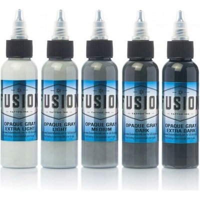 Fusion Ink Opaque gray set 5 x 30 ml