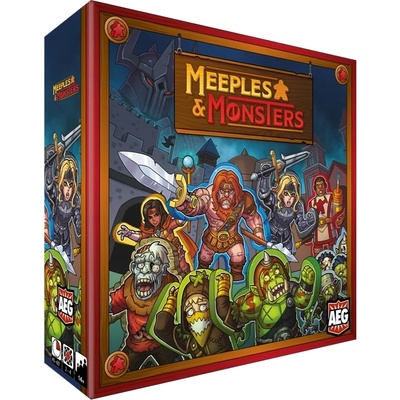 Alderac Entertainment Group Настолна игра Meeples & Monsters - Стратегическа (AEG-7055)