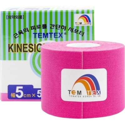 Temtex kinesio tape Classic růžová 5 cm x 5 m