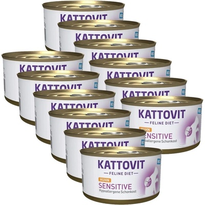 KATTOVIT Sensitive консерви пиле 12 x 85 г