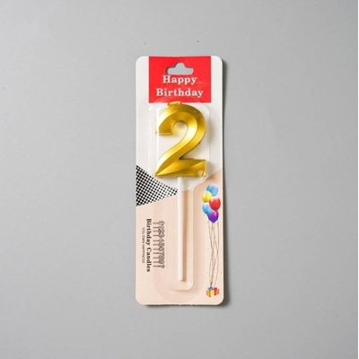 Dortisimo Svíčka zlatá číslo 2 – Zbozi.Blesk.cz