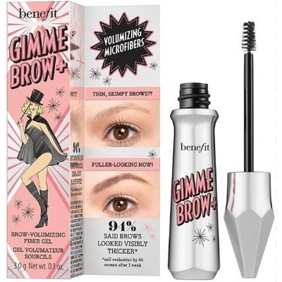 Benefit Objemový gel na obočí Gimme Brow+ Brow Volumizing Fiber Gel 05 Deep Cool Black Brown 3 g – Zboží Dáma