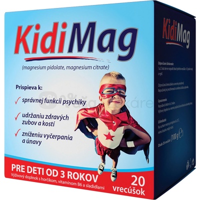 Naturprodukt Kidimag od 3 rokov 20 vrecúšok