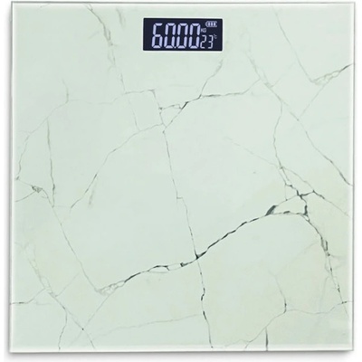 Кантар Rosberg R51650G, до 180 кг натоварване, дигитален, LCD дисплей, 4 сензора, точност до 50гр, бял (R51650G)