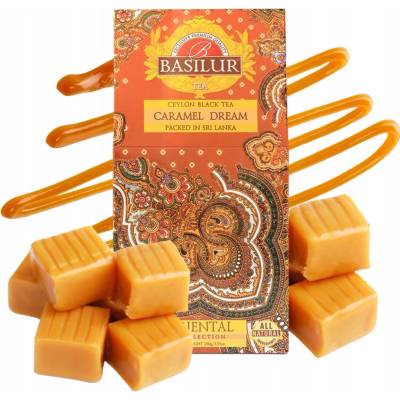 Basilur Caramel Dream Sypaný cejlónsky čierny čaj s prírodnou karamelovou arómou 100 g