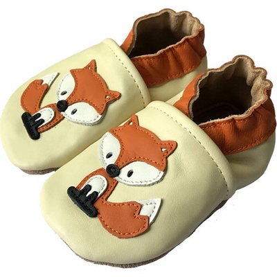 Hopi Hop kožené capáčky Barefoot Líška