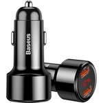 Baseus Зарядно за кола, бързо зареждане, 45 W - Baseus Magic Series (CCMLC20A-01) - черно