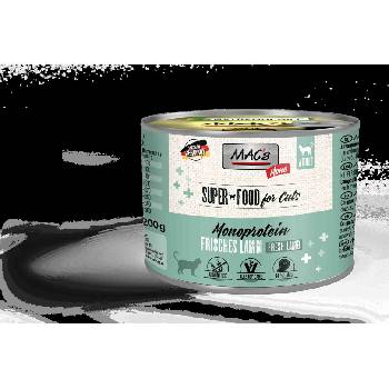 MAC's Cat Adult Monoprotein консерва с агнешко, моркови и вечерна иглика за чувствителни котки 200гр