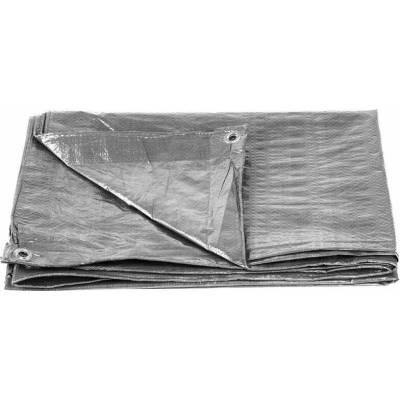 STREND PRO Plachta Tarpaulin Medium 5x6 m 100 g/m zakrývací SILVER stříbrná s oky