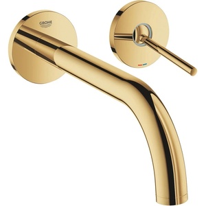 GROHE Atrio 22 cm смесител за вграждане за мивка, златист, Cool Sunrise, без тяло за вграждане (19918GL3)