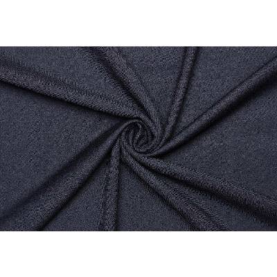 Kostýmová elastická směsová vlna - Tmavě navy modrá