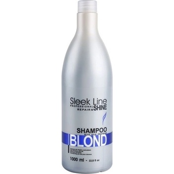 Stapiz Sleek Line Blond Shampoo šampón na poškodené farbené vlasy 1000 ml