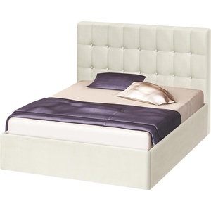 Bogdan Furniture G Легло Мебели Богдан Aria BM01, слонова кост с табла Catleia, слонова кост