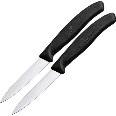 Victorinox Sada kuchyňských nožů na zeleninu SWISS CLASSIC 8 cm 2 ks černá 6.7603.2