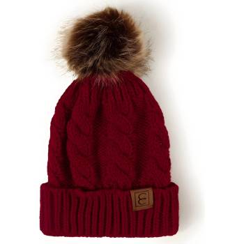 HARAHU Детска плетена шапка - Бордо kp12289 (12289)