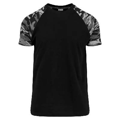 Тениска Urban classics Raglan Gt Contract short sleeve T-shirt - Black (noir / noir)