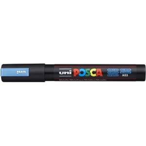 uni Декоративен маркер, 1, 8-2, 5 мм, UNI "Posca PC-5M", син металик 286807000 (286807000)