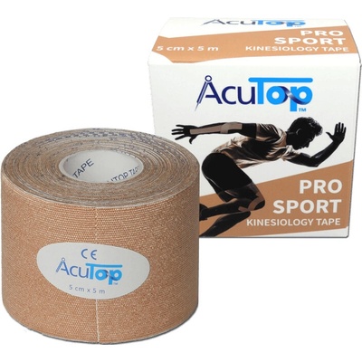 AcuTop Pro Sport Kinesiology Tape béžová 5 cm x 5 m