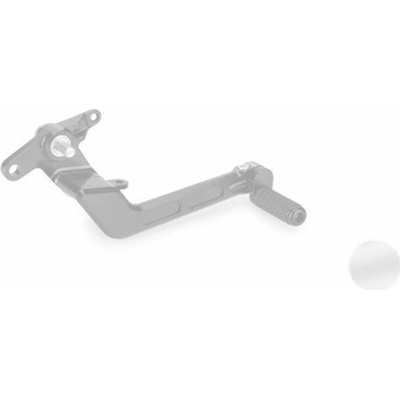 PUIG Brake foot pedal PUIG 22815P strieborná Nastaviteľné