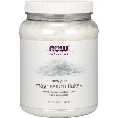 NOW 100% Pure Magnesium Flakes [1531 грама]