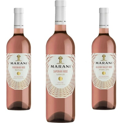 Marani Saperavi gruzínské červené suché 2022 13,5% 0,75 l (holá láhev)