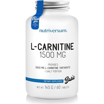 Image 1 of Nutriversum L-Carnitine 1500mg, 60 Tablets